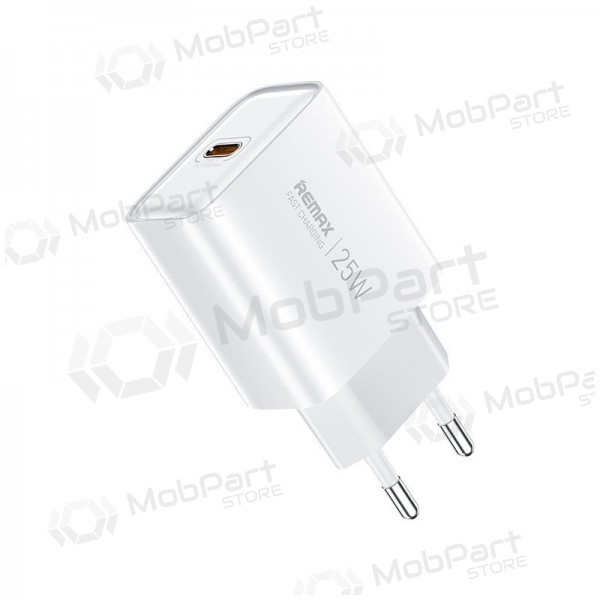 Cargador de teléfono Remax RP-U137 25 W USB-C blanco