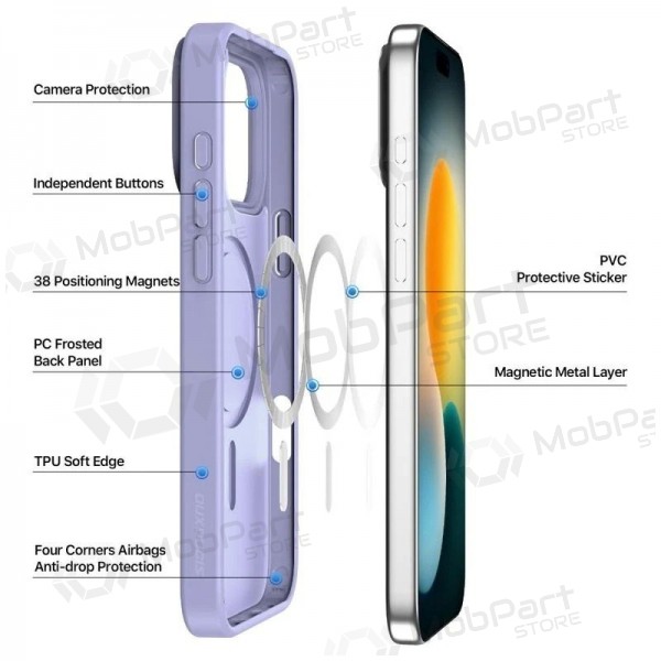 Funda para Apple iPhone 17 Pro Max, 18 Pro Max - Dux Ducis Yind (violeta)