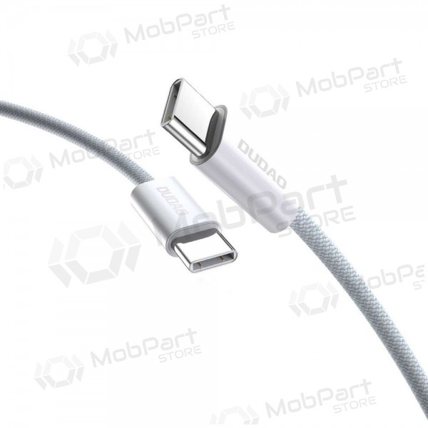 Cable USB-C Dudao L6C USB-C a USB-C 2 m 60 W blanco