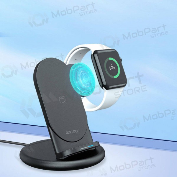 Cargador inalámbrica Dux Ducis C7 3in1 Phone, Apple Watch, Airpods 15W (negro)