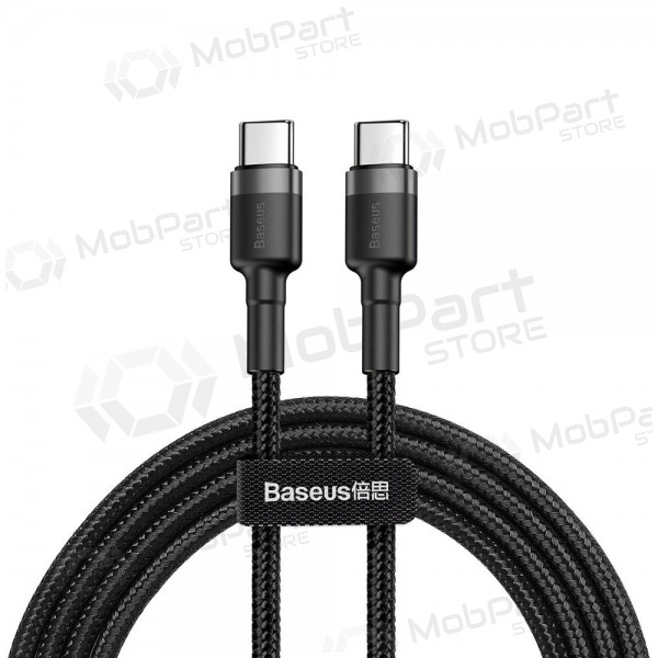 USB cable Baseus Cafule PD60W Type-C 2.0m gris-negro CATKLF-HG1