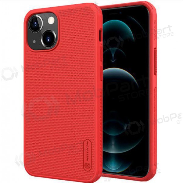 Apple iPhone 15 funda „Nillkin Frosted Shield“ (rojo)