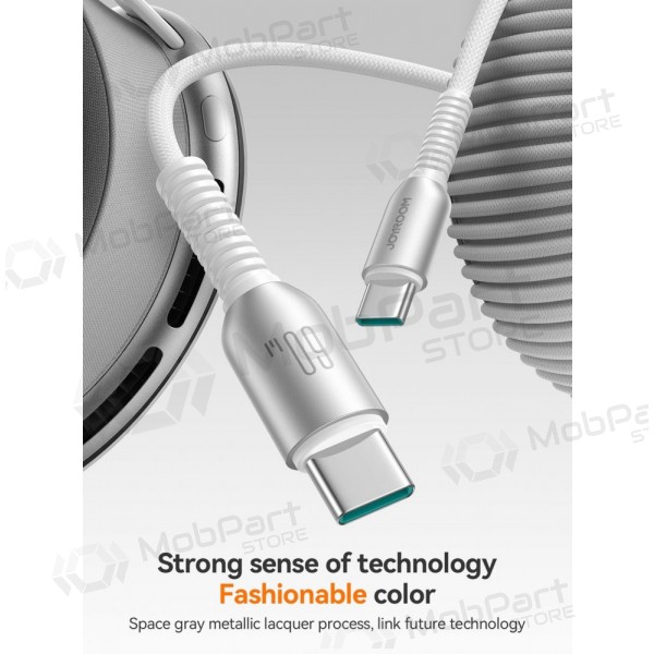 USB cable Joyroom S-A51 USB-C to USB-C 60W 1.2m gris