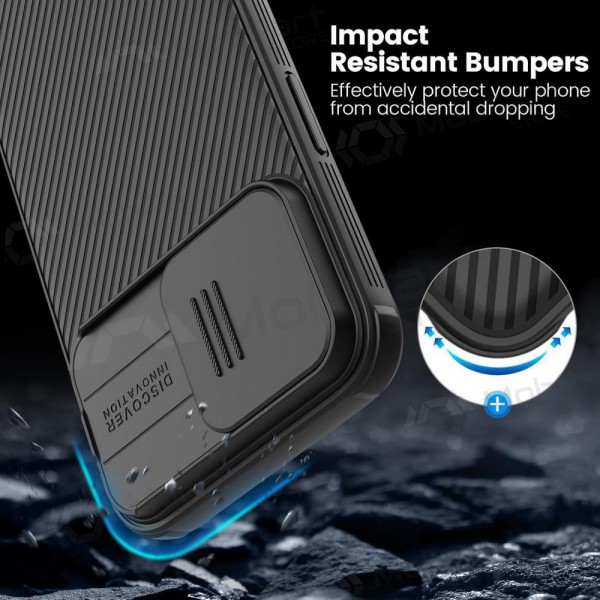 Apple iPhone 15 funda „Nillkin CamShield Pro“ (negro)