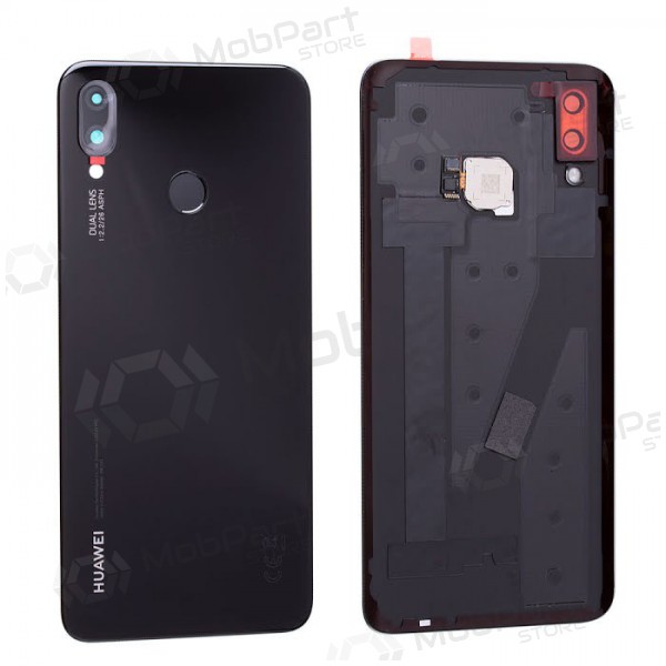 Huawei P Smart Plus tapa trasera de la batería (negro) (usada grade A, original)
