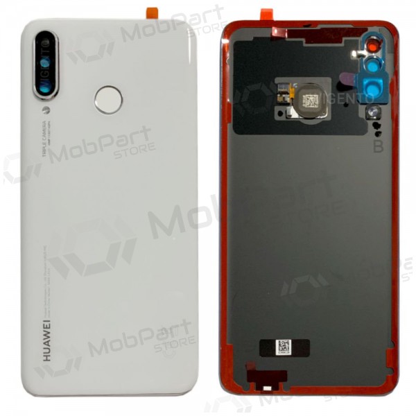 Huawei P30 Lite / P30 Lite New Edition 2020 48MP tapa trasera de la batería blanco (Pearl White) (usada grade A, original)