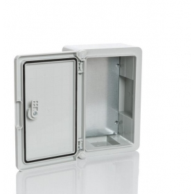 Plastikinė dėžė Plastim PP3010 (700x500x250, gris, IP65, IK08)