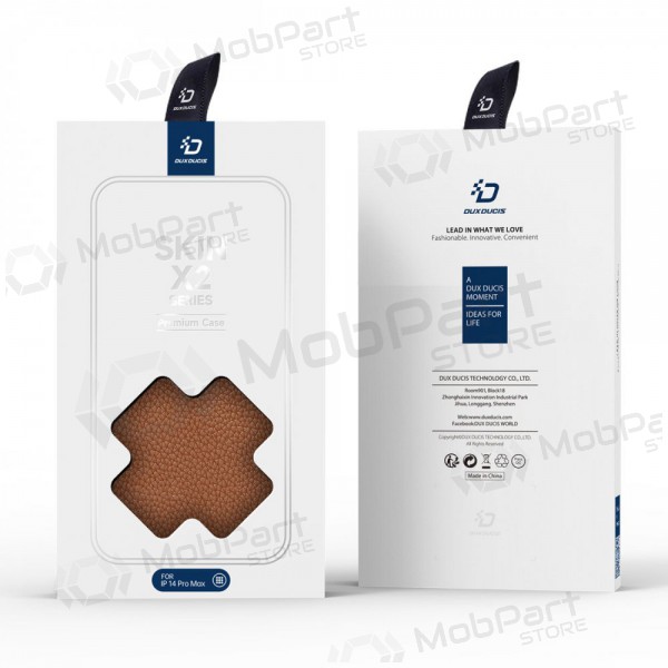 Funda para Xiaomi Redmi Note 12 Pro 5G / Poco X5 Pro 5G - Dux Ducis Skin X2 (marrón)