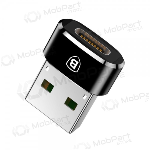 Adaptador Baseus Type-C to USB-A negro CAAOTG-01