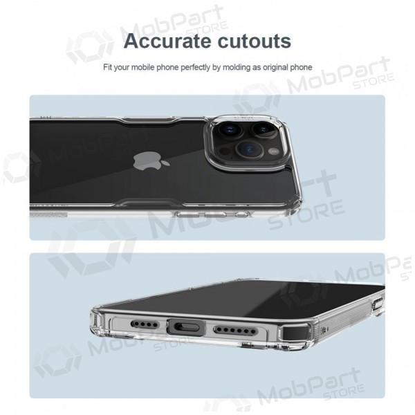 Apple iPhone 15 funda „Nillkin Ultra Slim“ (blanco)