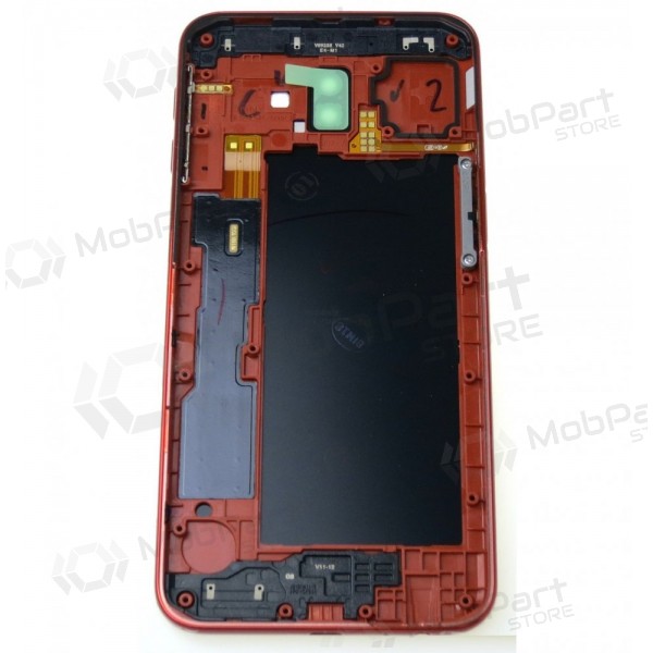 Samsung J610 Galaxy J6+ 2018 tapa trasera de la batería (rojo)