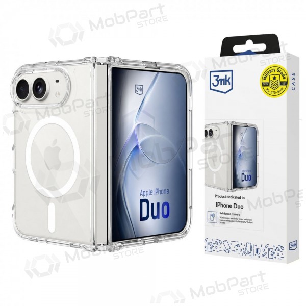 Funda para Apple iPhone Duo -3mk Armor MagCase- (transparente)