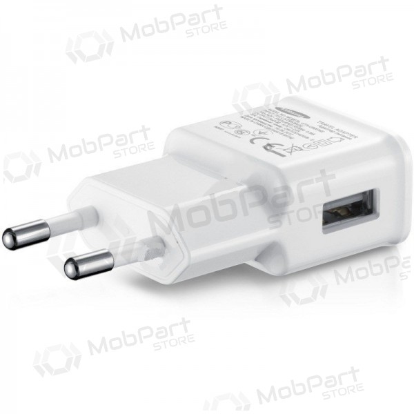 Samsung G900F Galaxy S5 / N9005 Note 3 USB (2A) cargador (blanco)