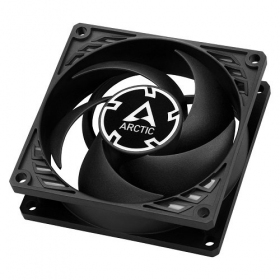 ARCTIC P8 PWM PST ventilador de caja, 4-pin, 80mm, negro