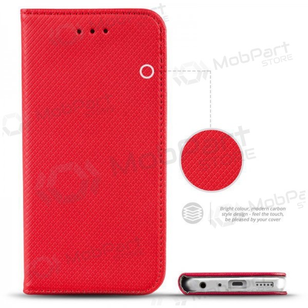Xiaomi Redmi A7 4G / Redmi A5 / Poco C71 (171,7x77,8x8,26) funda - Smart Magnet roja.