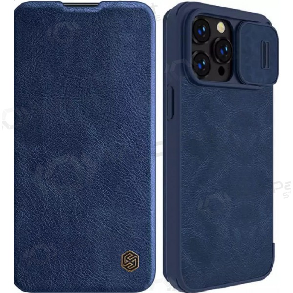 Apple iPhone 14 Pro funda „Nillkin Leather“ (azul)