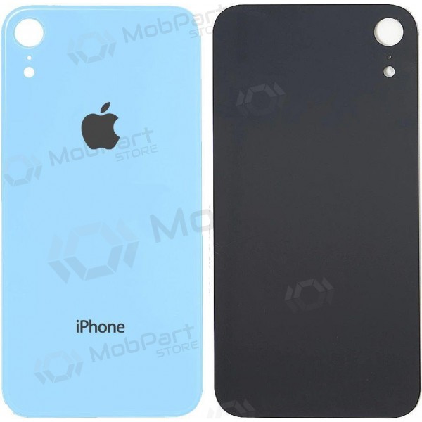 Apple iPhone XR tapa trasera de la batería (azul) (bigger hole for camera) Apple iPhone XR tapa trasera de la batería (azul) (bigger hole for camera)