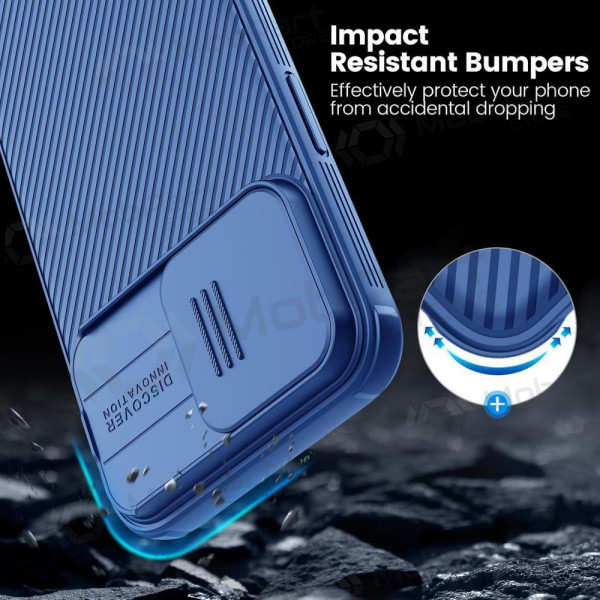Apple iPhone 14 funda „Nillkin CamShield Pro“ (azul)