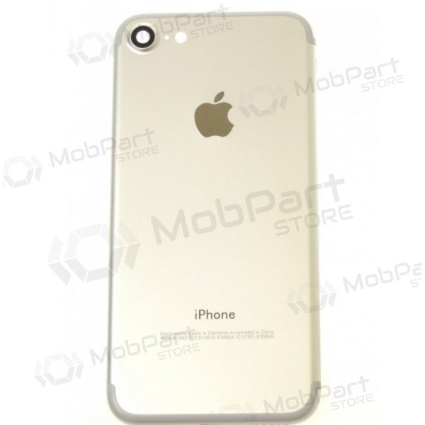 Apple iPhone 7 tapa trasera de la batería (plata) (usada grade C, original)