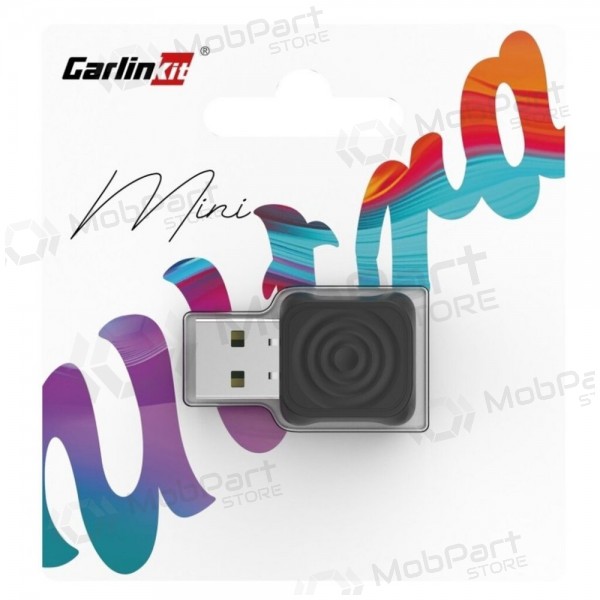 Adaptador CarPlay Carlinkit Mini Ultra1 inalámbrico Android Auto negro