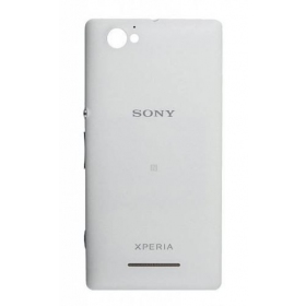 Sony Xperia M tapa trasera de la batería (blanco) (usada grade A, original)