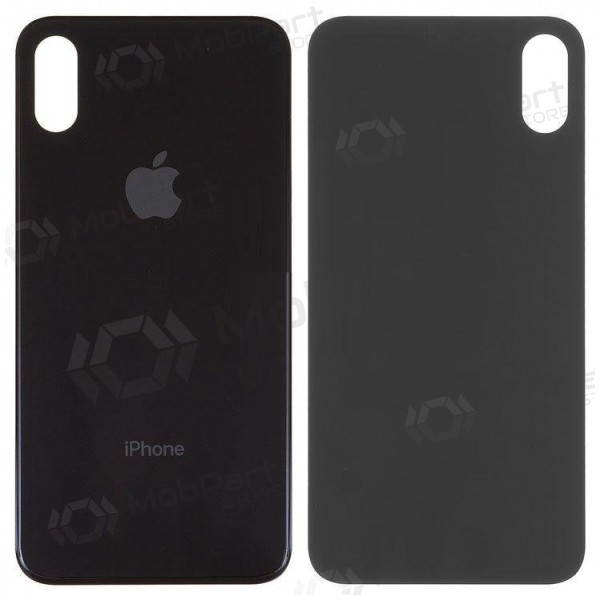 Apple iPhone XS tapa trasera de la batería gris (space grey) (bigger hole for camera) Apple iPhone XS tapa trasera de la batería gris (space grey) (bigger hole for camera)