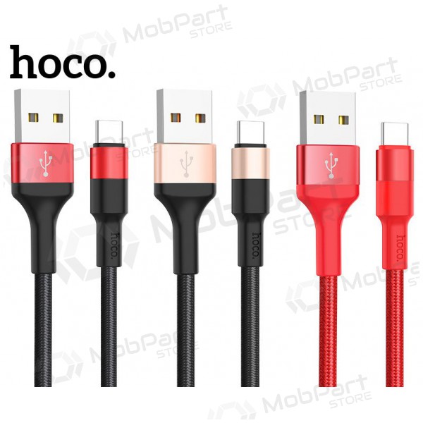 USB cable Hoco X26 Type-C 1.0m (negro / dorado)
