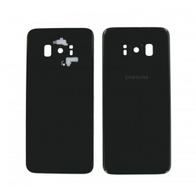 Samsung G955F Galaxy S8 Plus tapa trasera de la batería negro (Midnight black) (usada grade C, original)