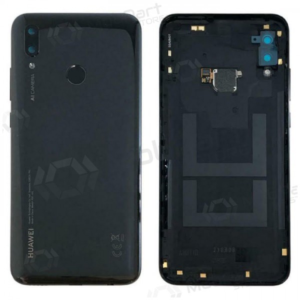 Huawei P Smart 2019 tapa trasera de la batería (negro) (usada grade C, original)