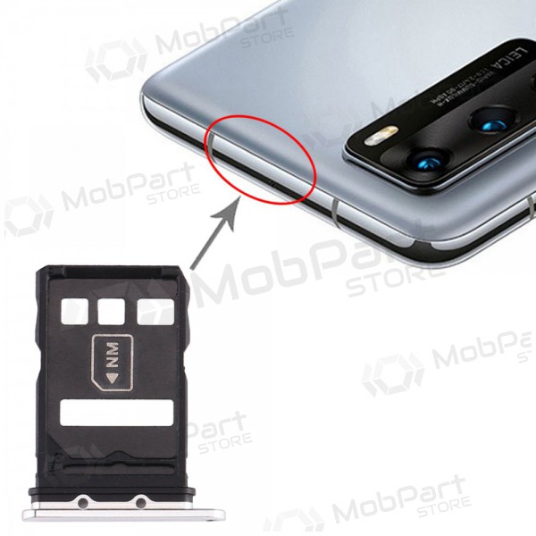 Huawei P40 Titular de la tarjeta SIM plata (Silver Frost)