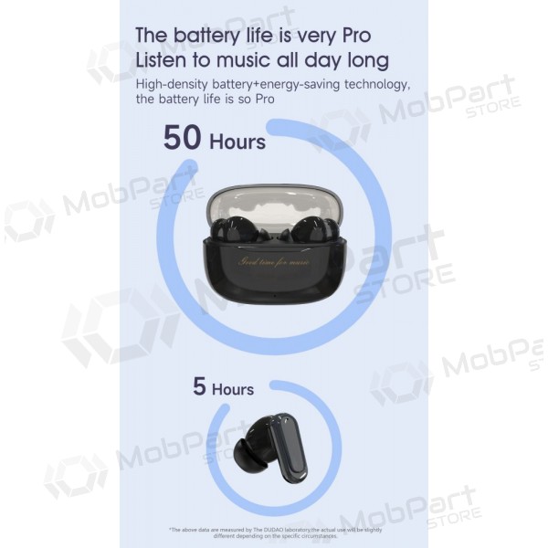 Auriculares inalámbricos con micrófono Dudao U8Pro Bluetooth USB-C blancos