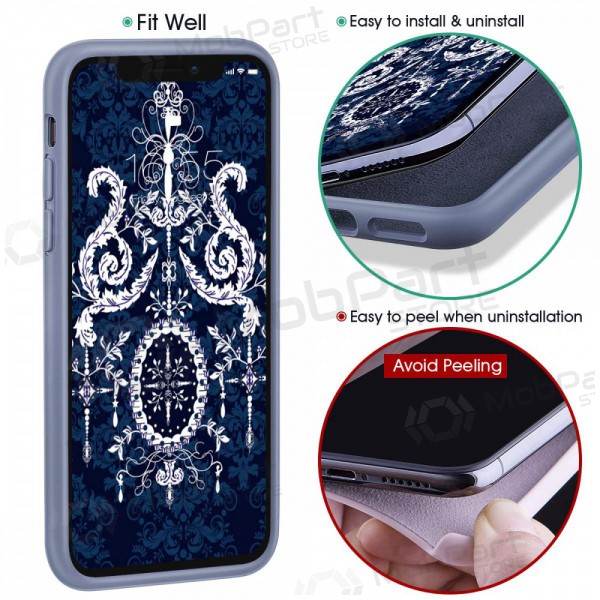 Funda para Apple iPhone 11 Pro - Liquid Silicone 2.0mm (gris lavanda)