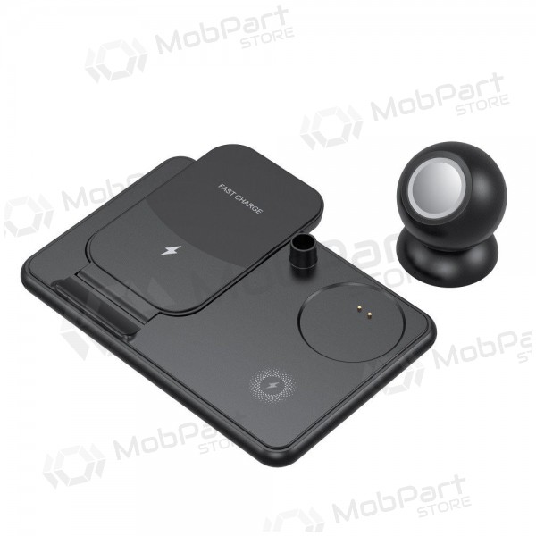 Cargador inalámbrica XO W58 4in1 (15W) (negro)