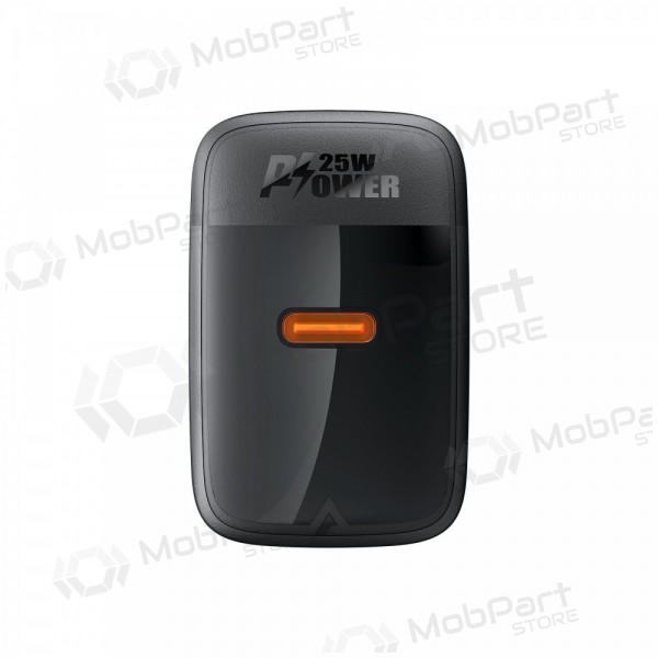 Cargador de teléfono Acefast A104 25 W GaN USB-C negro