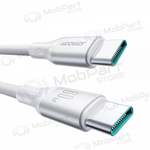 USB cable Joyroom S-A28 USB-C to USB-C 60W 1.0m blanco