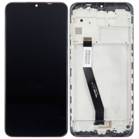 Xiaomi Redmi 9 pantalla (negro) (con un marco) (Premium)
