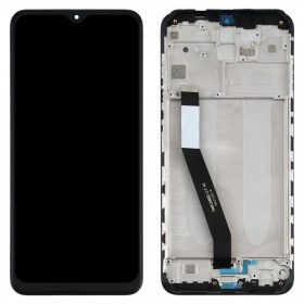 Xiaomi Redmi 9 pantalla (negro) (con un marco) (original)