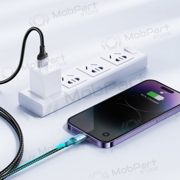 USB cable Joyroom S-UL012A10 USB to Lightning 2.4A 1.2m negro