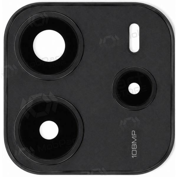 Cristal de cámara con marco para Xiaomi Redmi Note 14 5G (negro)
