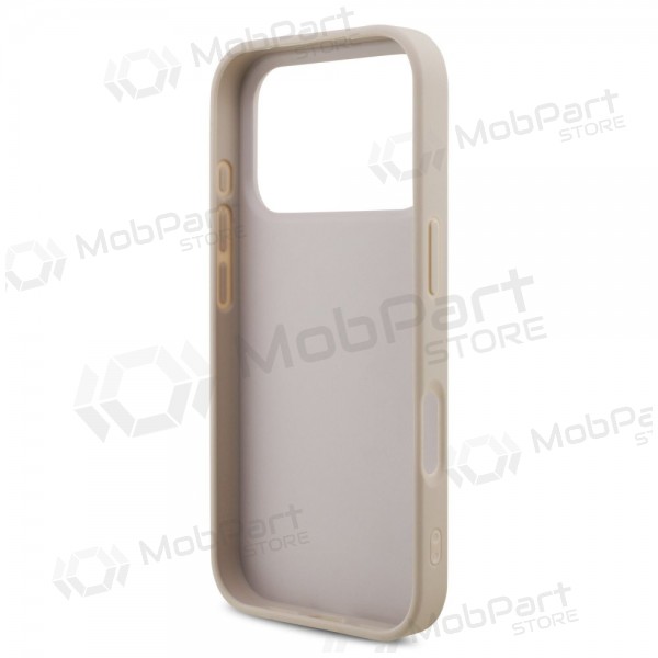 Funda para Apple iPhone 17 Pro - Guess PU 4G Metal Logo (rosa)