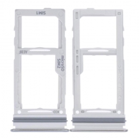 Samsung A525 / A526 / A528 / A725 / A726 A52 Galaxy 4G / A52 5G / A52S 5G / A72 4G / A72 5G Titular de la tarjeta SIM (blanco) (service pack) (original)