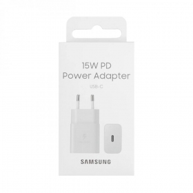 Cargador original Samsung EP-T1510NWEGEU 15W en el paquete blanco