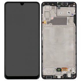 Samsung Galaxy A32 4G pantalla (negro) (con un marco) (Premium)