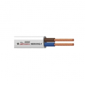 Cable OMYp de cobre multifilar plano Lietkabelis (2x1, 100m)