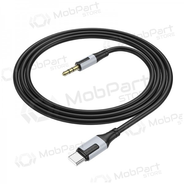 Audio cable Borofone BL19 USB-C to 3,5mm negro