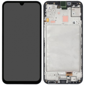 Samsung Galaxy A15 4G / A15 5G pantalla (negro) (con un marco) (original)