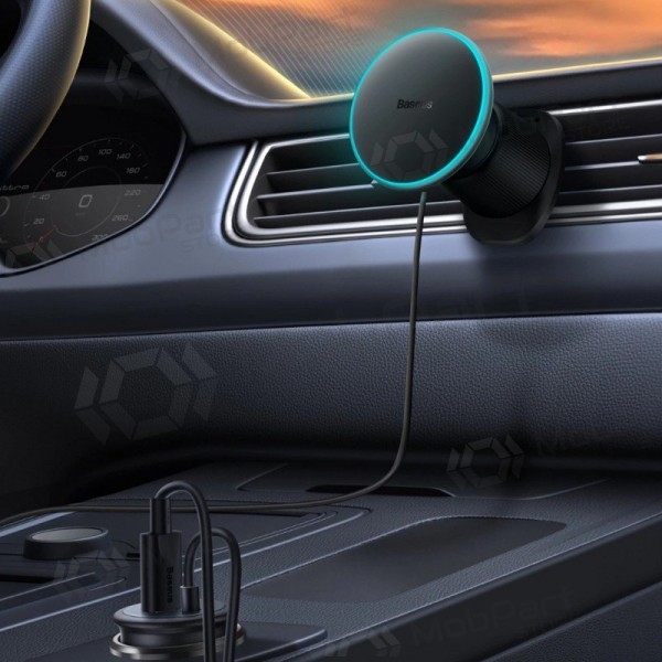 Automobilinis laikiklis-cargador Baseus CW01 MagSafe 15W negro C40141001111-00
