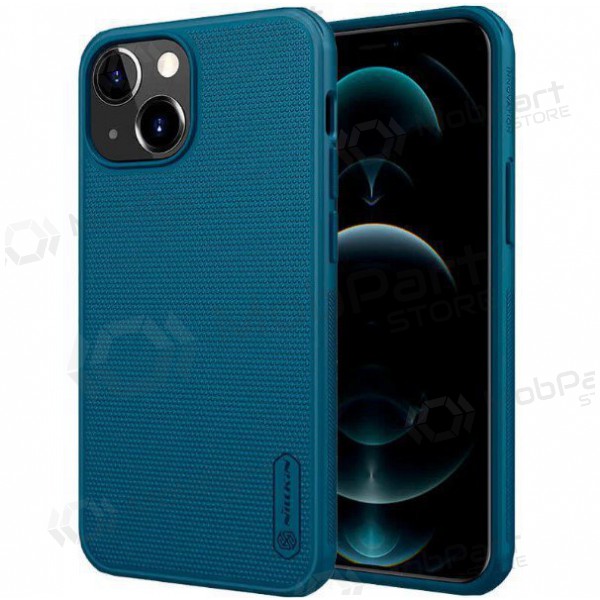 Apple iPhone 15 funda „Nillkin Frosted Shield“ (azul)