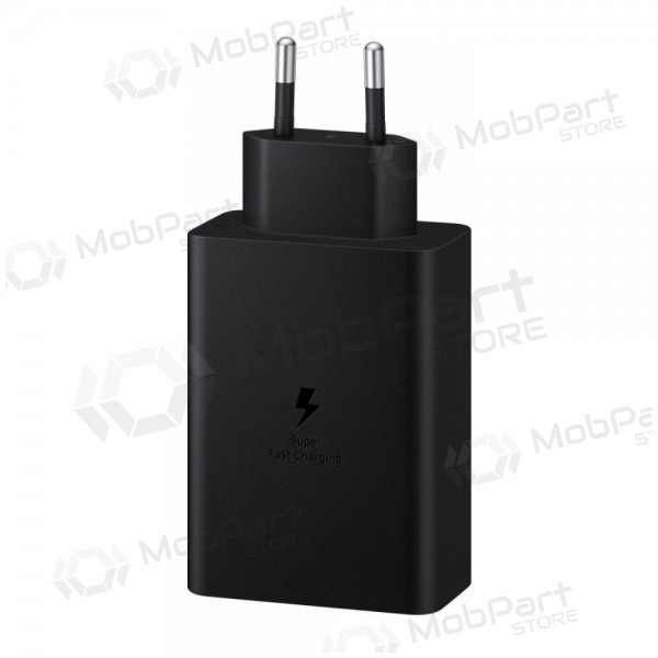 Cargador de red Samsung EP-T6530NBEGEU 65 W 2x USB-C + USB-A negro