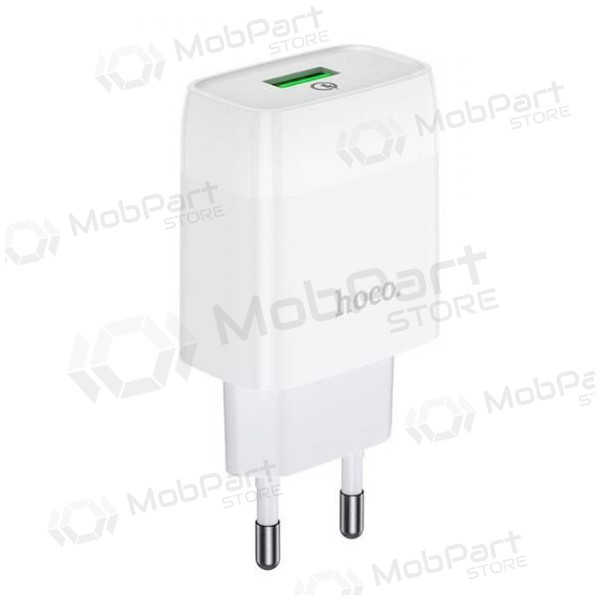 Cargador HOCO C72Q Glorious USB (QC3.0) (blanco)